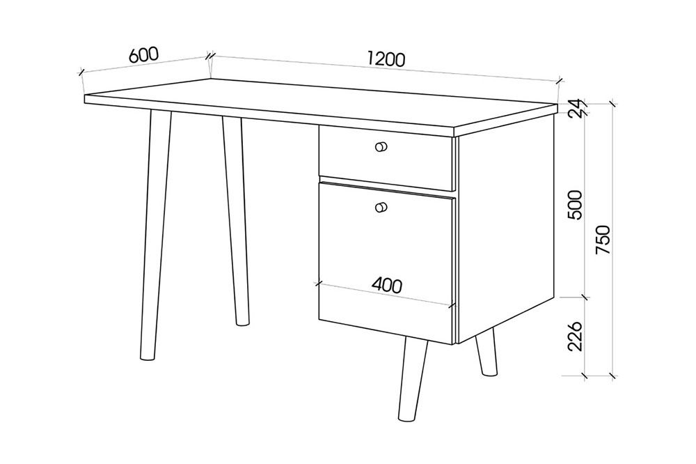 Kích thước bàn làm việc nhân viên văn phòng