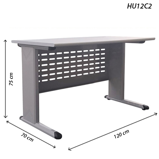 Bàn nhân viên chân sắt HU12C2 ( Melamine)