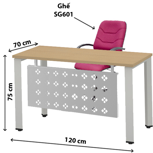 Bàn nhân viên Royal HR120C6