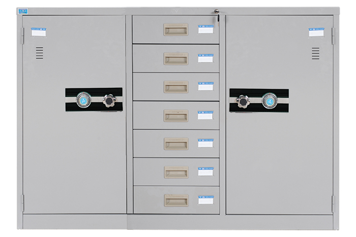 Tủ File sơn tĩnh điện 3 khoang TU118-7D