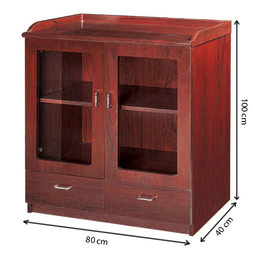 TỦ TÀI LIỆU GỖ sơn PU DC8040H2